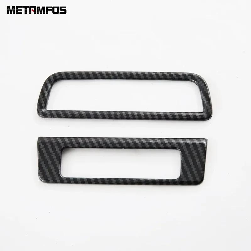 Interior Accessories For Mazda CX-50 CX50 2024 2025 2026 Carbon Fiber Head Light Lamp Adjustment Switch Panel Cover Trim