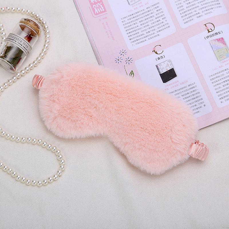 Sleeping Mask Sleeping Blindfold Soft Plush Eye Masks Cute Love Eye Cover