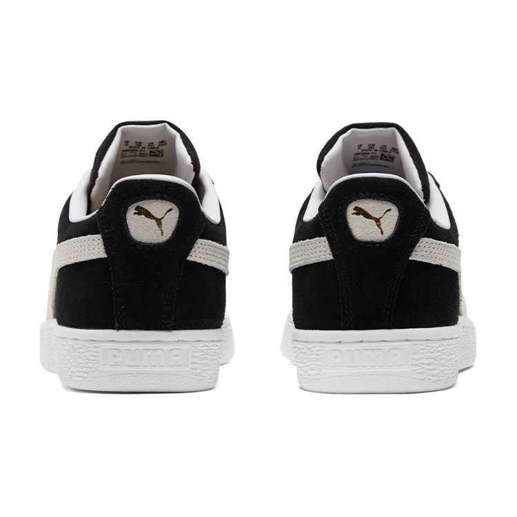 Puma Suede Classic 21 Jr Black White Kids Sneakers 380560-01