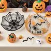 1pc-Halloween Candy Basket Spider Web Bowl Cookies Fruit Basket Trick or Treating Decorating Halloween