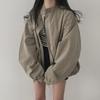 2024 Autumn Korean Loose-Fit Baseball Jacket for Women Students