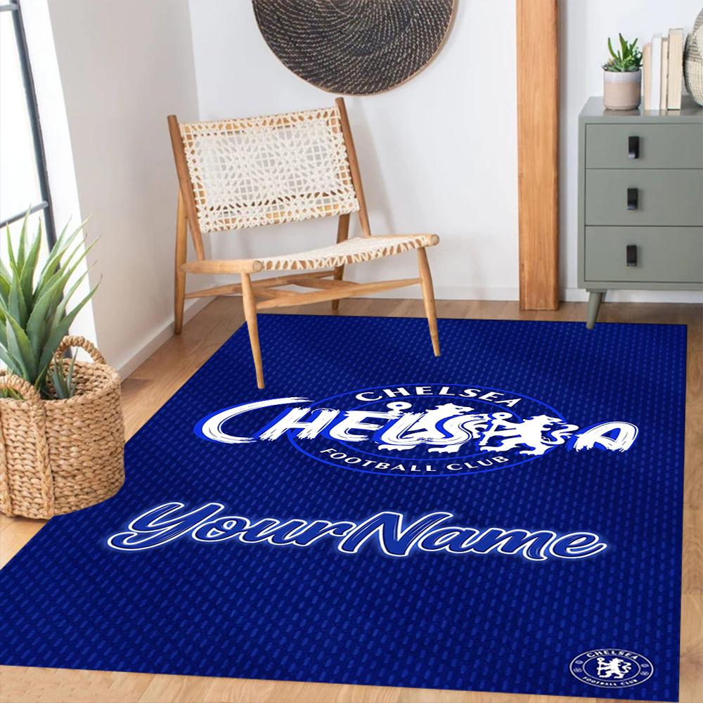 Chelsea Customize Your Name Carpet Perfect for Entryway Hallway Study room Dining Room Anti-slip Rug Anime Office Decor Gift for Festivals