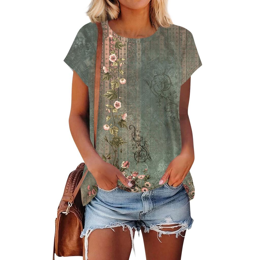 Женские футболки с коротким рукавом, милые туники с круглым вырезом, топы, базовые футболки, блузки, свободный пуловер