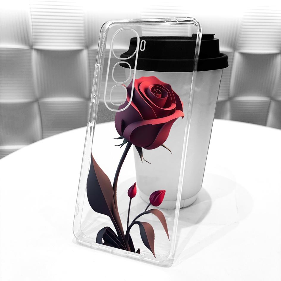 For Vivo Y400 5G Case V2506 New Fashion Flower Cover Transparent Silicone Slim Soft Phone Cover For Vivo Y400 Pro Y400Pro Bumper