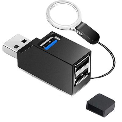 USB-концентратор VCOM 2 комбинированных порта USB для передачи данных, совместим с Surface и другими USB-концентраторами для удаленной работы и работы из дома 3.0 [Порты USB 3.0 + 2.0] 3-портовый концентратор,