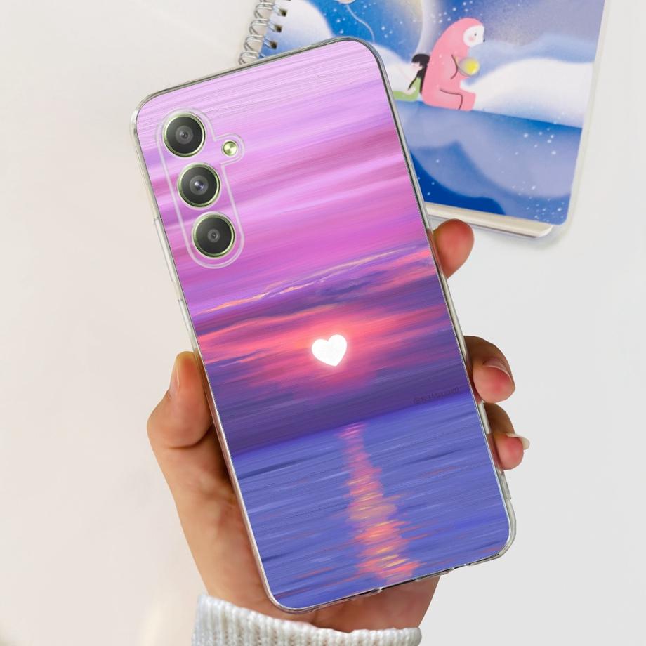 Чехол для телефона Samsung Galaxy A54 5G, мягкий силиконовый, прозрачный, для Samsung A 54, SamsungA54, защитная крышка, крутой мультяшный
