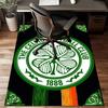Cel-tic Football Club Crest Printed Office Carpet Chair Cushion  Entryway Rug, Rugs for Living Room, Bedroom Christmas gifts