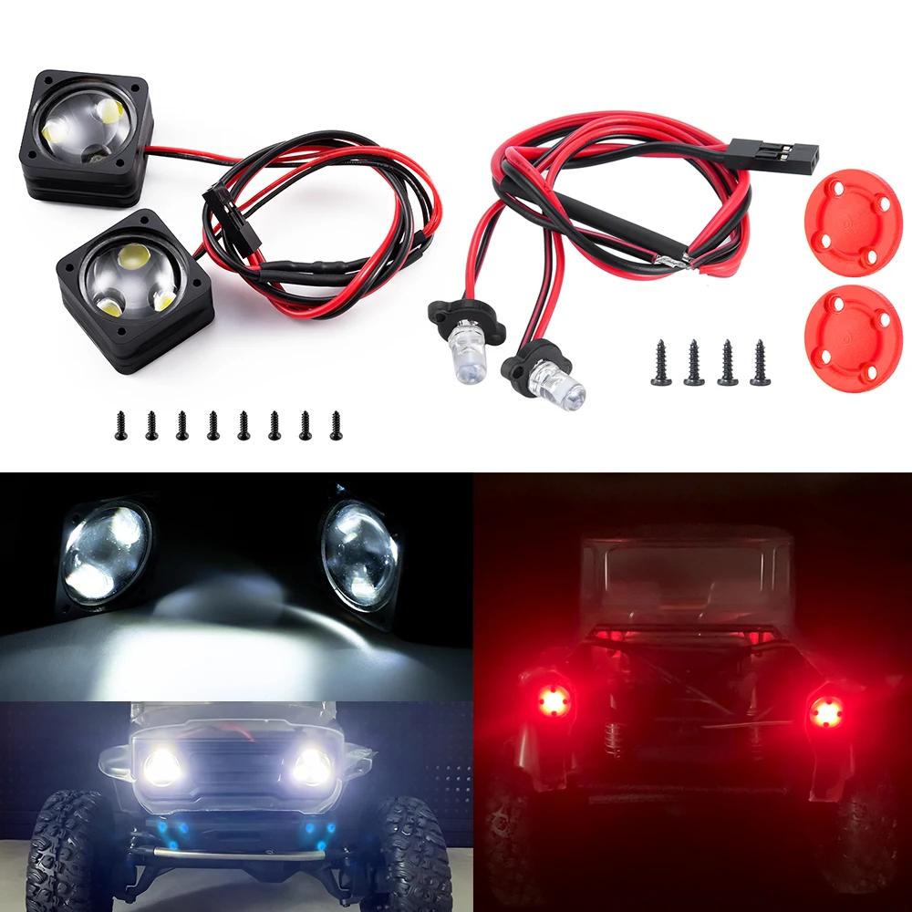 AXSPEED RC Car LED Light Headlights Taillight for Vanquish Products VS4-10 Phoenix VPS09007 1/10 RC Crawler Car Upgrade Parts