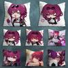 HHonkai Star Rail KKafka Various Sizes Square Pillow Case For Car Home Bedchamber Decor Birthday Gift