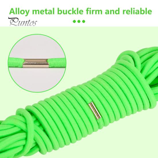 Nylon Rope Toy Kid Rubber Band Vibrant Color Wear-resistant Extra-Long High Elasticity Metal Buckle Design Entertainment Jump Family Cooperation