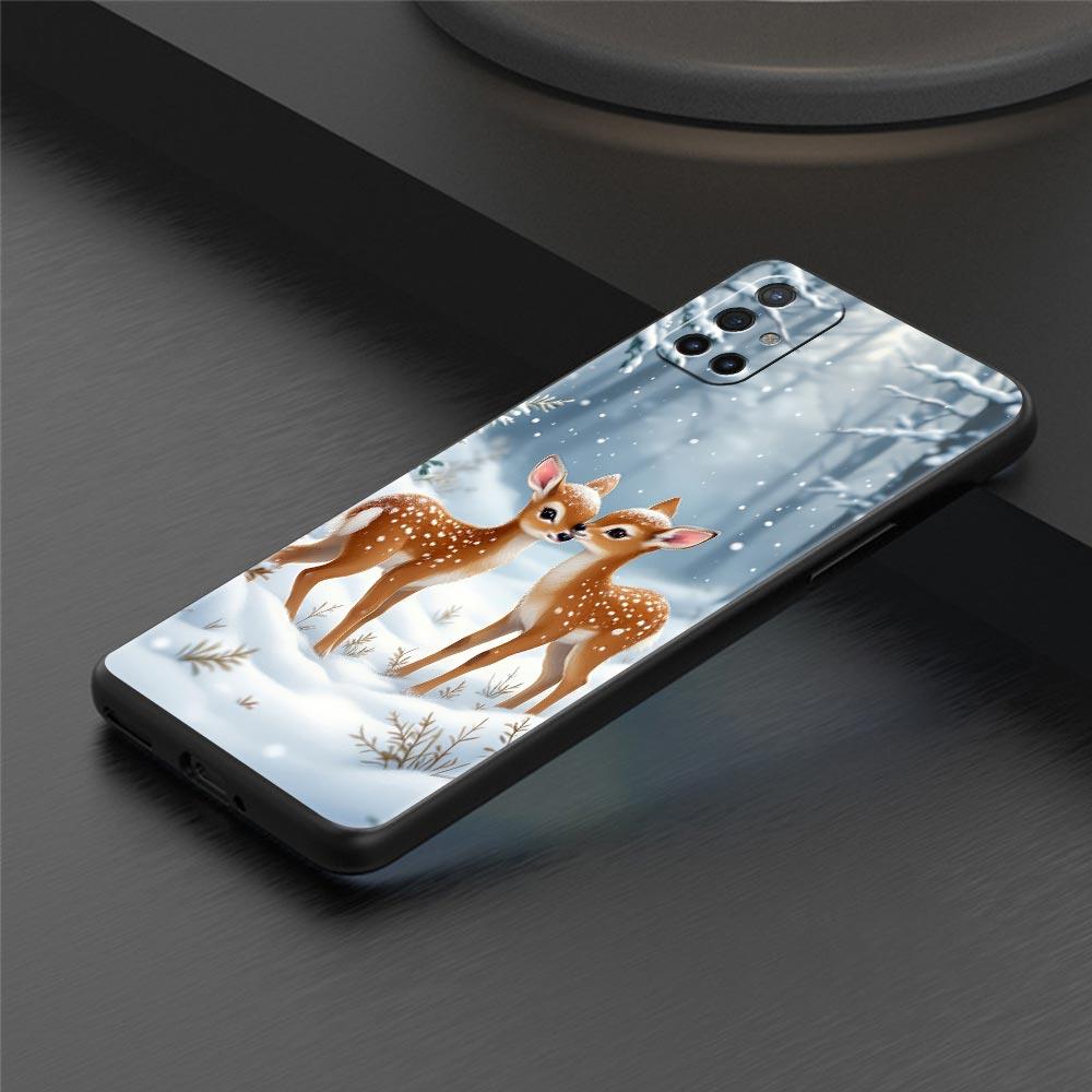 Phone Case For Oneplus 13R 13 12 10T 11 R10 Nord N100 N200 N10 9 9R CE 2 3 Z Pro Lite 5G Soft TPU Cover Cartoon Animal Deer Bags