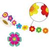 500Pcs/Set Seal Sticker Waterproof Tear-Proof Self-Adhesive Gift Wrap Flower Decals Classroom Reward Gifts Cards Scrapbooking Party