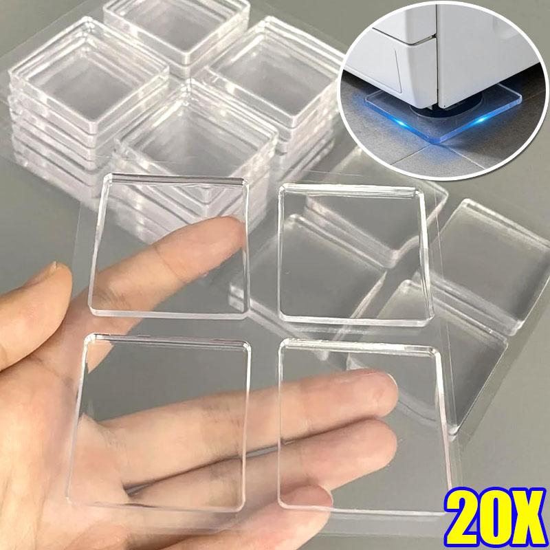 PU Clear Furniture Anti Slip Shock Pads Self Adhesive Furnitured Pads Shockproof Bumpers Chairs Sofas Tables Home Protection