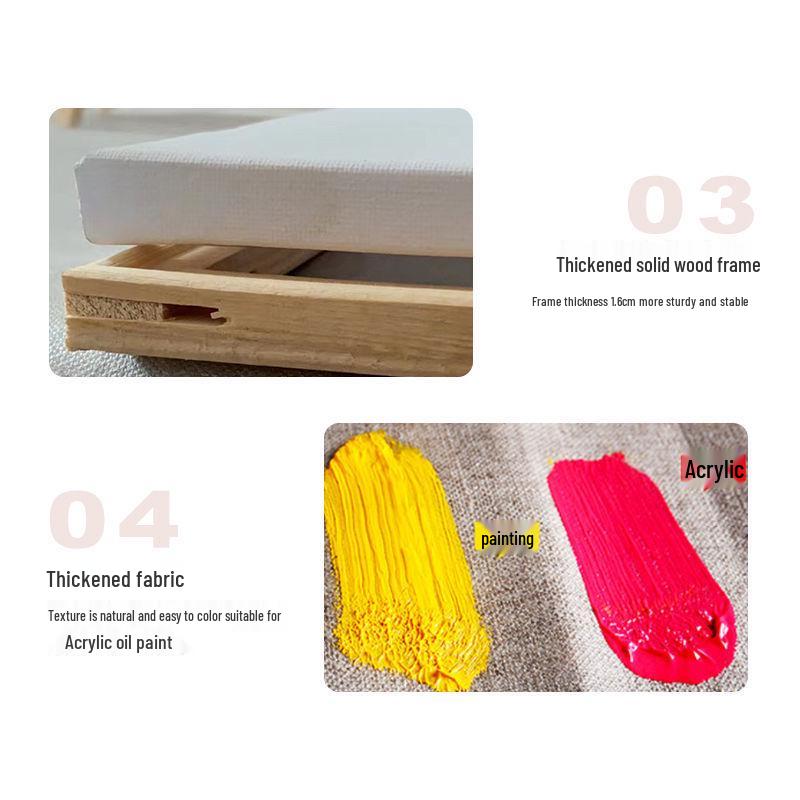 Рисование ладошками: Масло Акрил с Текстурой Кварцевого Песка на Холсте из Чистого Хлопка и Льна с Рамой из Массива Дерева