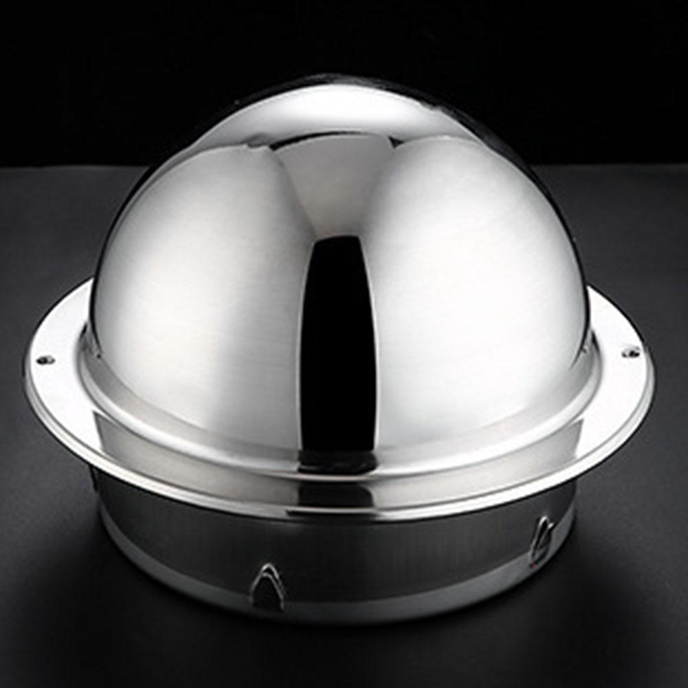 Решетка для выхода воздуха из наружной стены из нержавеющей стали, круглая, для отопления, охлаждения, вентиляционная крышка