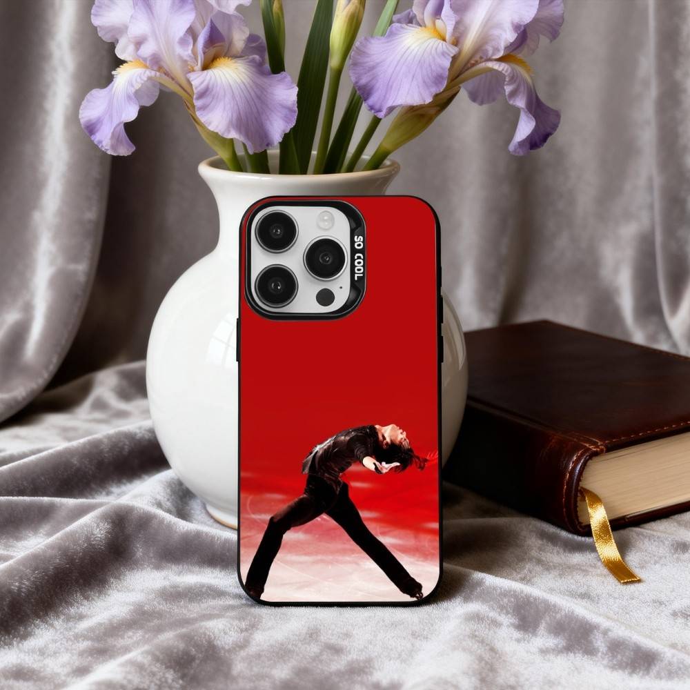 4A Jump Legend H-H-Hanyu Y-Yuzuru Чехол для телефона iPhone17,16,15,14,13,12,11 Plus,Pro Max Черный Конфетный серебристый чехол для телефона