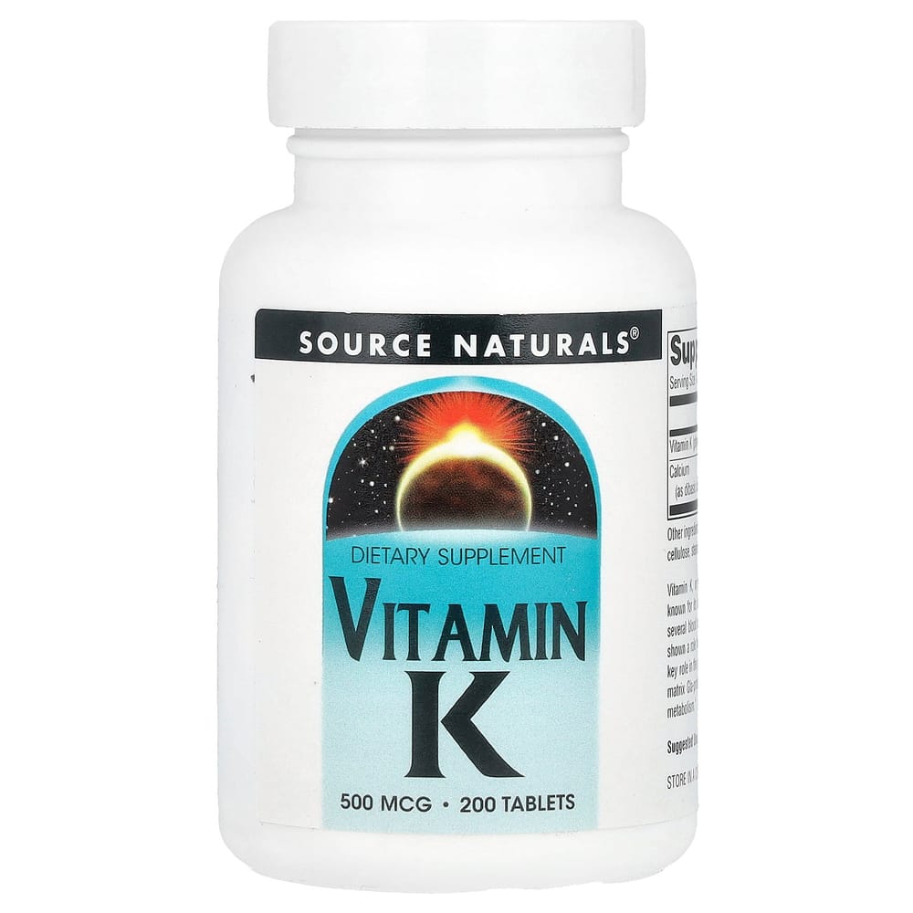 Source Naturals Vitamin K 500mcg 200 Tablets