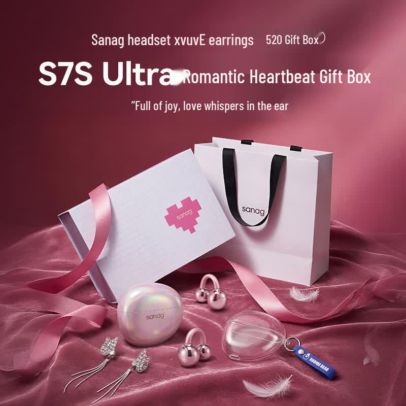 SANAG S7S Ultra Bluetooth-гарнитура с зажимом на ухо и ИИ-переводом