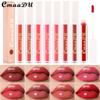 CmaaDu 8 Color Lipstick Red Olive Cream Bright Lip Gloss
