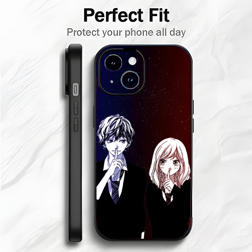 Теплый японский аниме A-Ao Haru Ride Чехол для телефона Чехол для телефона Мягкая упаковка Легкий Для iPhone17 16 15 14 13ProMax