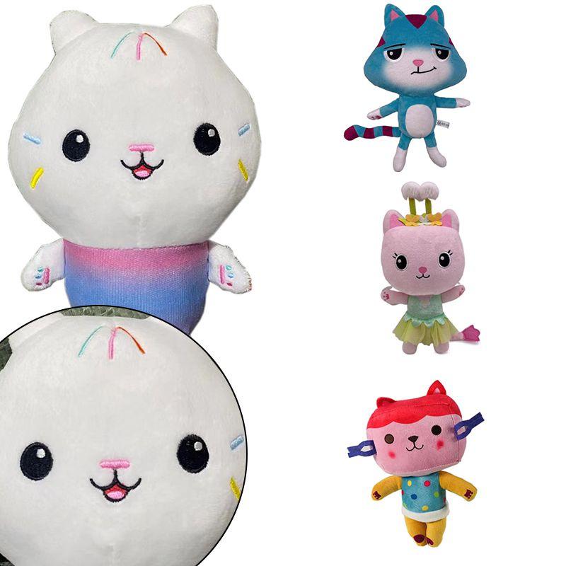 Charming Gabby Dollhouse Plush Toy Mercat Cartoon Stuffed Animal Mermaid Cat Plushie Doll
