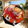 SLAM DUNK Print Automatic Open Close Umbrella, Portable Foldable Umbrella, for Outdoor Commute Camping Trip, Ideal Birthday Gift