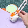 Cute Kitty 360° Rotary Circle Cutter Paper Card Photo Round Cutting Tool  Laminate