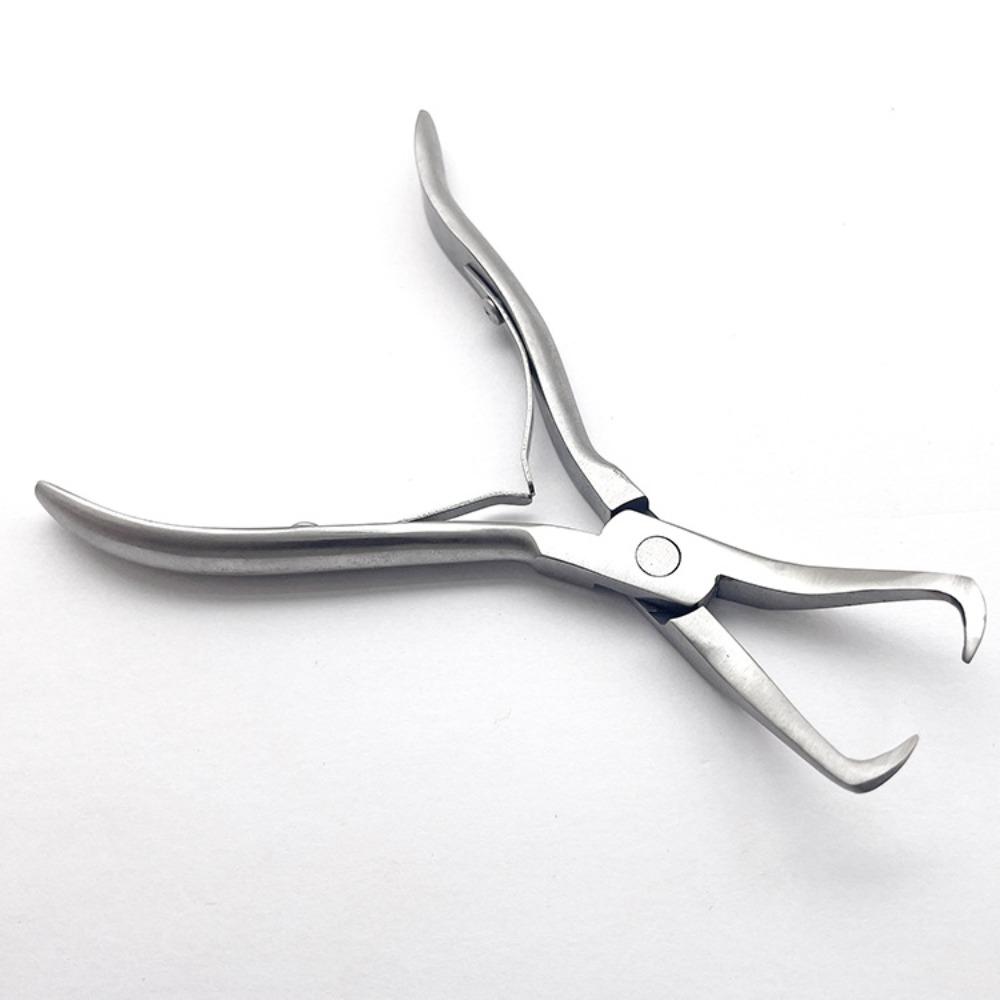 Зажим для наращивания волос Fusion Glue Bond, противоскользящий зажим из нержавеющей стали для микроколец