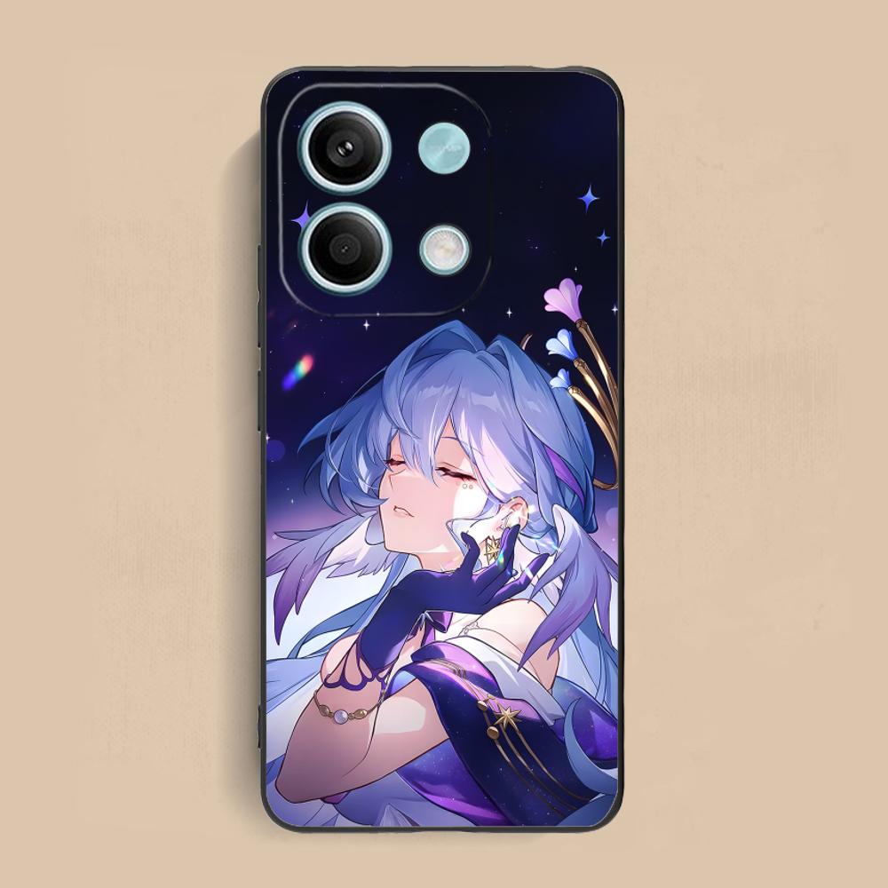 HSR Robin Матовый ТПУ Чехол для Мобильного Телефона для Xiaomi Redmi Note 14 13 12 11 S Pro Plus 4G 5G Цветной Печатный Чехол