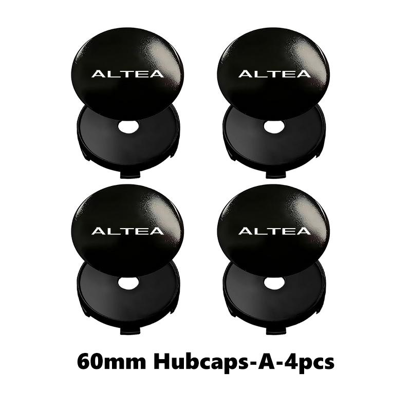 For Seat 4pcs 56/60mm Car Wheel Center Hub Caps Tire Rim Covers Accessories FR Cupra Leon Ibiza Ateca Altea E-Racer Alhambra