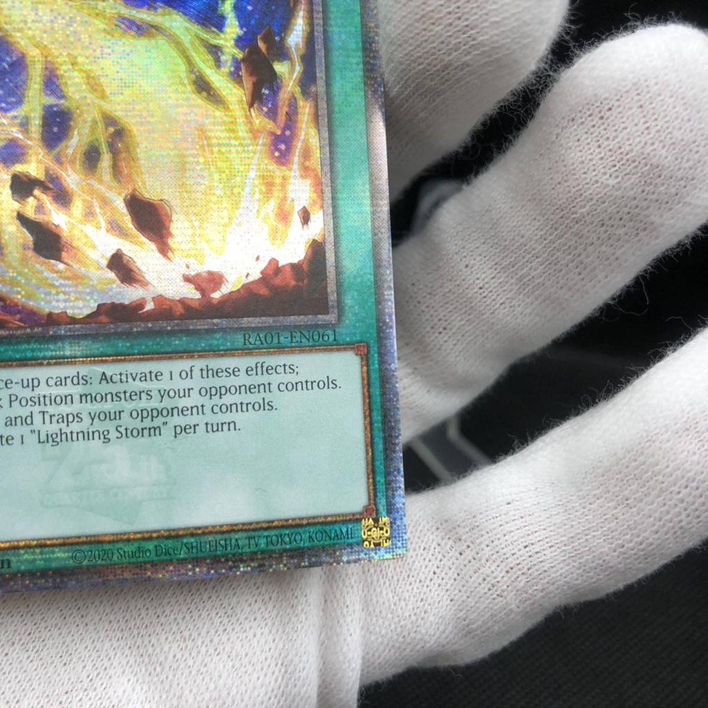 Yu-Gi-Oh! Английская версия Гроза 25-й Секретный Редкий RA01-EN061