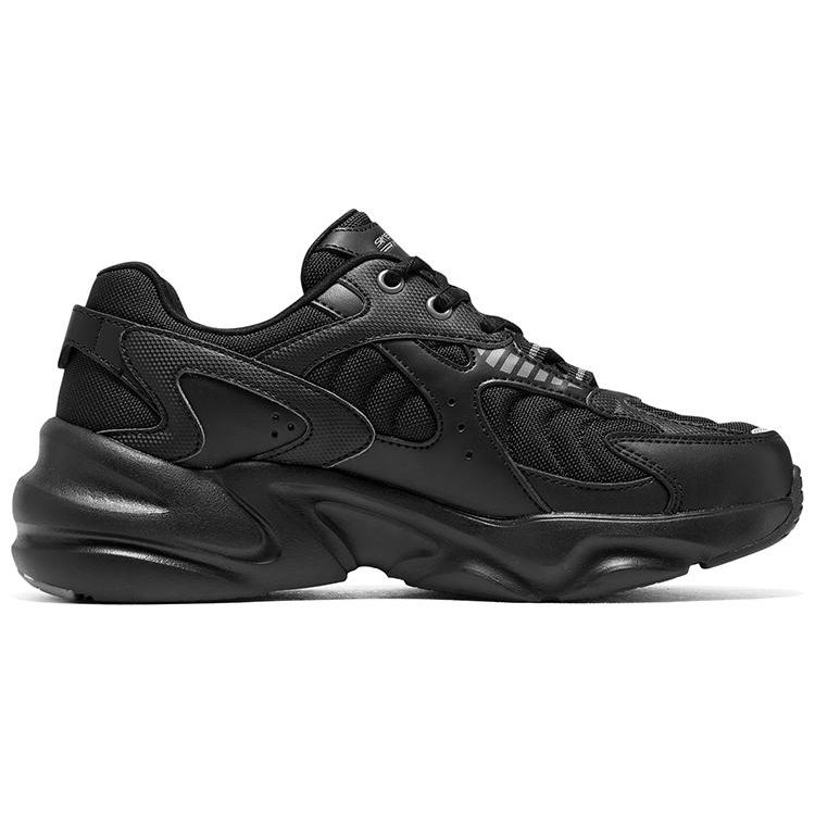 Skechers DLites Wave Deep Retro Модные Повседневные Модные Удобные Низкие Папины Кроссовки Женские Кроссовки Черные 117362-BBK