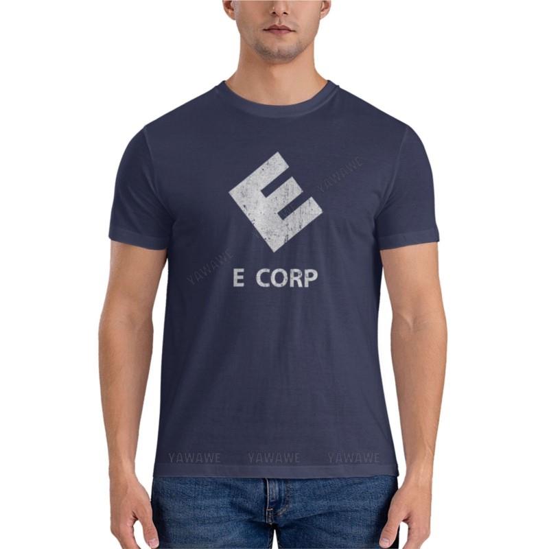 E Corp Essential Tshirt Anime Tshirt Short Sleeve Teenagers Black Tshirt Summer