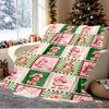 Strawberry Shortcake Pattern Blanket for Home Decoration, Bed, Sofa, Car Travel, Camping, Suitable for All Seasons, Birthday Christmas Gift
