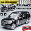 1:18 Range Rover Vogue L405 Рестайлинг 2018 Роскошный Флагманский Внедорожник Металлический Литой Модель Автомобиля Звук и Свет Украшения Игрушки Коллекция