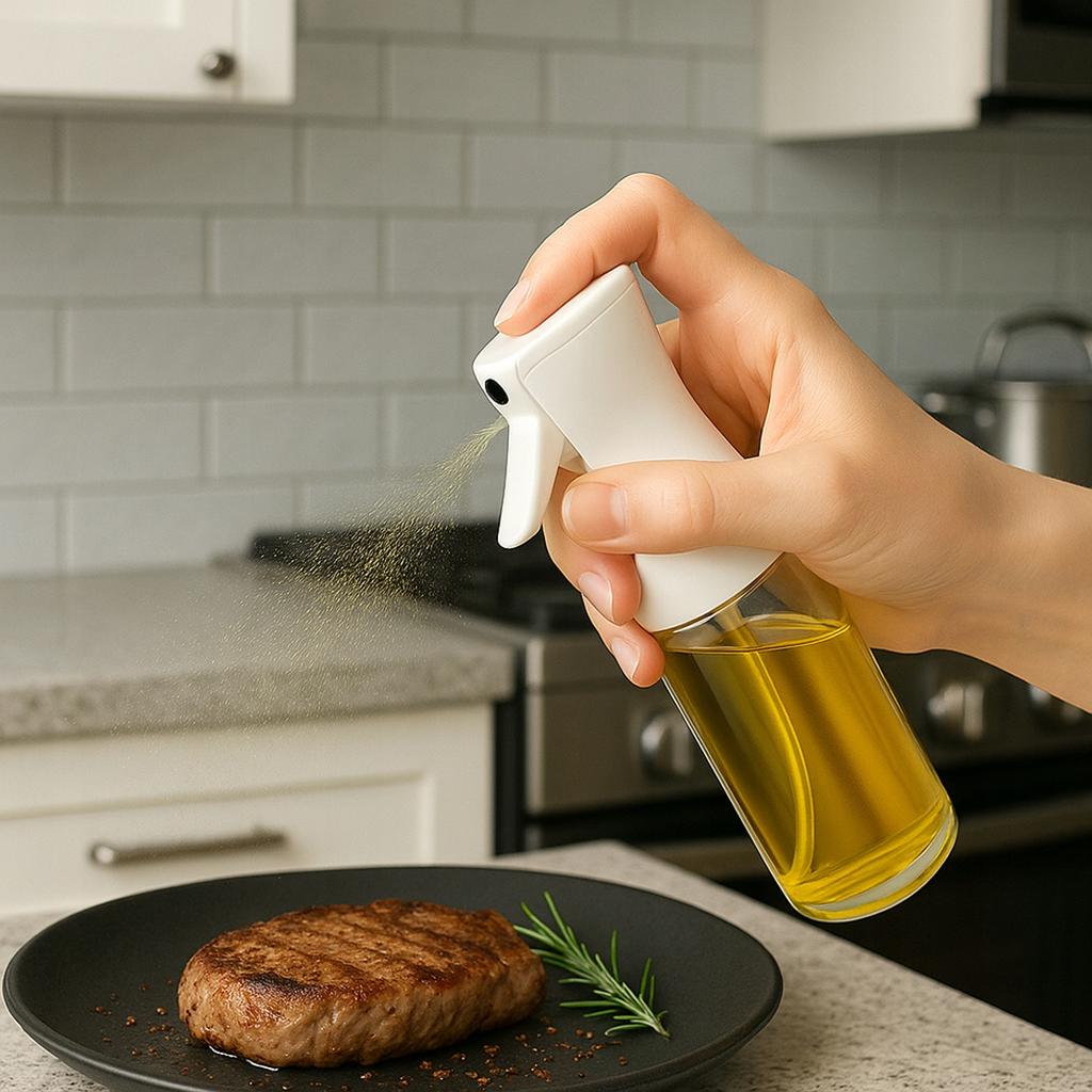 Olive Oil Sprayer 200 ml Glass Spray Dispenser Atomizer