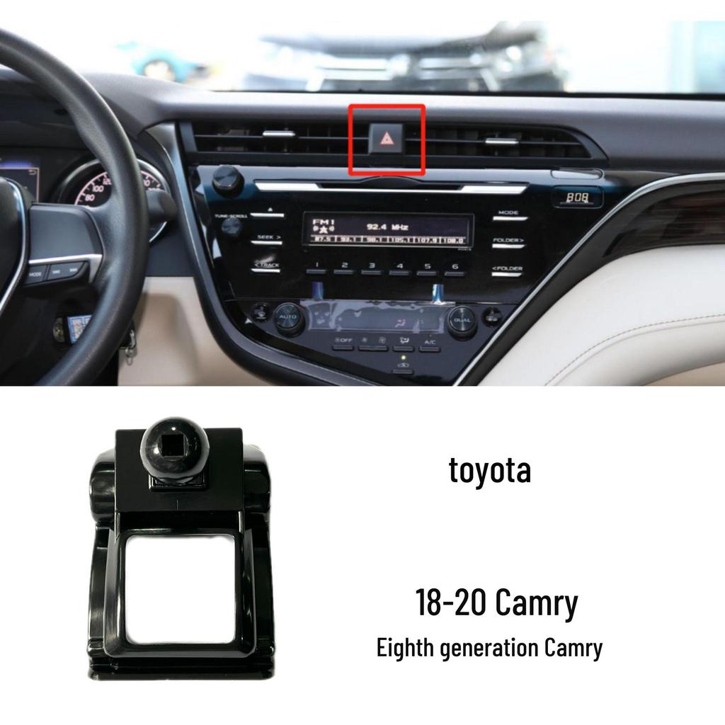 Автомобильный держатель для телефона для Toyota Camry 6-го поколения, Corolla, Highlander - Аксессуар с клипсой