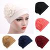 Winter Warm Women's Fashion Cancer Chemo Turban Hijab Flower Hat Beanie Baggy Cap