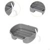 Dog Toilet, Pet Litter Pan, Training Pads Holder Bedpan with Scoop, Potty Tray Puppy Pee Pad
