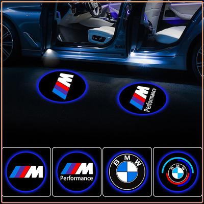 2 шт. Автомобильные световые проекторы логотипа на двери LED 'Призрачная тень' Для E46 E39 E90 E60 E36 F30 F10 E34 E30 F20 E92 M3 M4 M5 X3 X4 X5 X6 X7