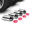 4 pcs For Honda Civic Accord Crider City XRV CRV HRV Inspire Fit Odyssey Envix Metal Car Wheel Tire Valve Caps Stem Case Covers YNGHK1