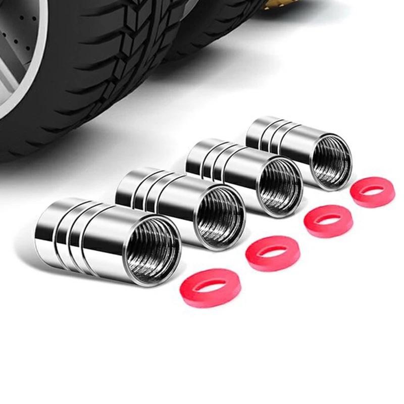 4 pcs For Honda Civic Accord Crider City XRV CRV HRV Inspire Fit Odyssey Envix Metal Car Wheel Tire Valve Caps Stem Case Covers YNGHK1