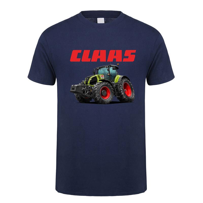 2026 Summer Fashion Trends Tractor Farming Claas T Shirt Graphic Unisex Cotton Streetwear Short Sleeve Tees Tshirt Unisexs Clothes