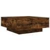 VidaXL Table basse chêne fumé 80x80x31 cm bois d'ingénierie 836585