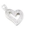 [H5559] - Silver Pendant 'Love Divine' White