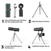 APEXEL Portable Monocular Telescope 8X24X Zoom BAK4 Prism FMC Lens with Smartphone Holder & Tripod