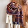 Fashion Thick Soft Cashmere Luxury Brand Jacquard Scarf Women Winter Poncho For Lady Casual Neckerchief Bandana Shawl Headband
