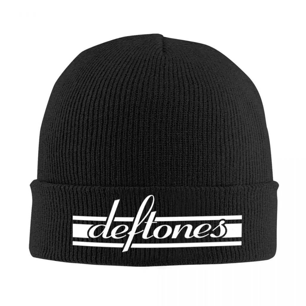 Новая белая вязаная шапка-бини с принтом черепа Deftone, с узором из ом, теплая, зимняя, для унисекс, хип-хоп
