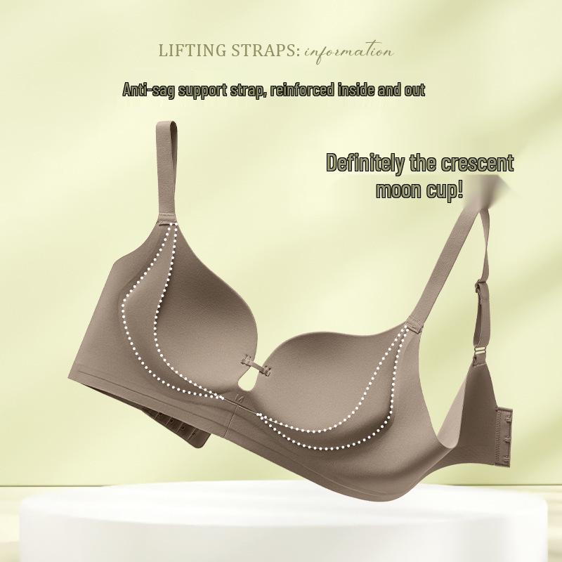 Европейский и американский бесшовный лифтинг-бюстгальтер: Без проволоки, Боковая поддержка, Против провисания, Регулируемый, Для женщин с маленькой грудью, Формирующий.