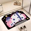 Cartoon Special-shaped Soft Diatom Mud Bathroom Floor Mat Non-slip Absorbent Quick-drying Mat Toilet Toilet Door Floor Mat Cute